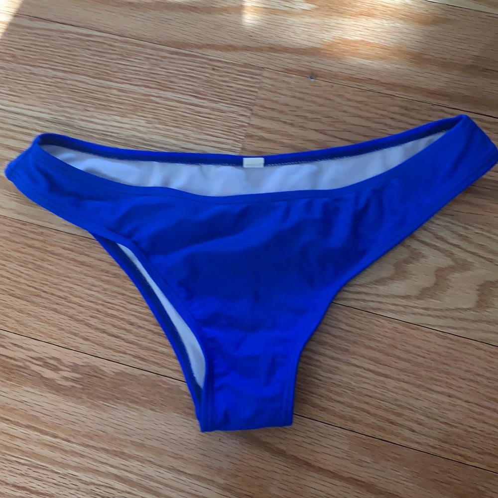 Blue bikini